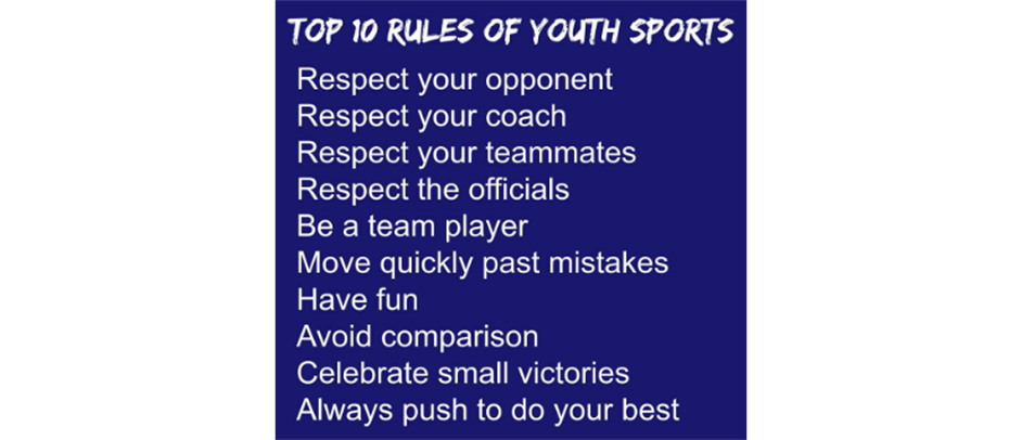 Top 10 Rules of Youth Sports